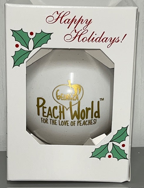 Georgia Peach World 2024 Ornament