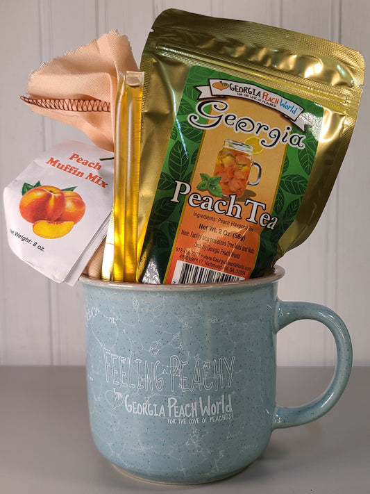 "Peachy Keen Morning Scene" Gift Mug