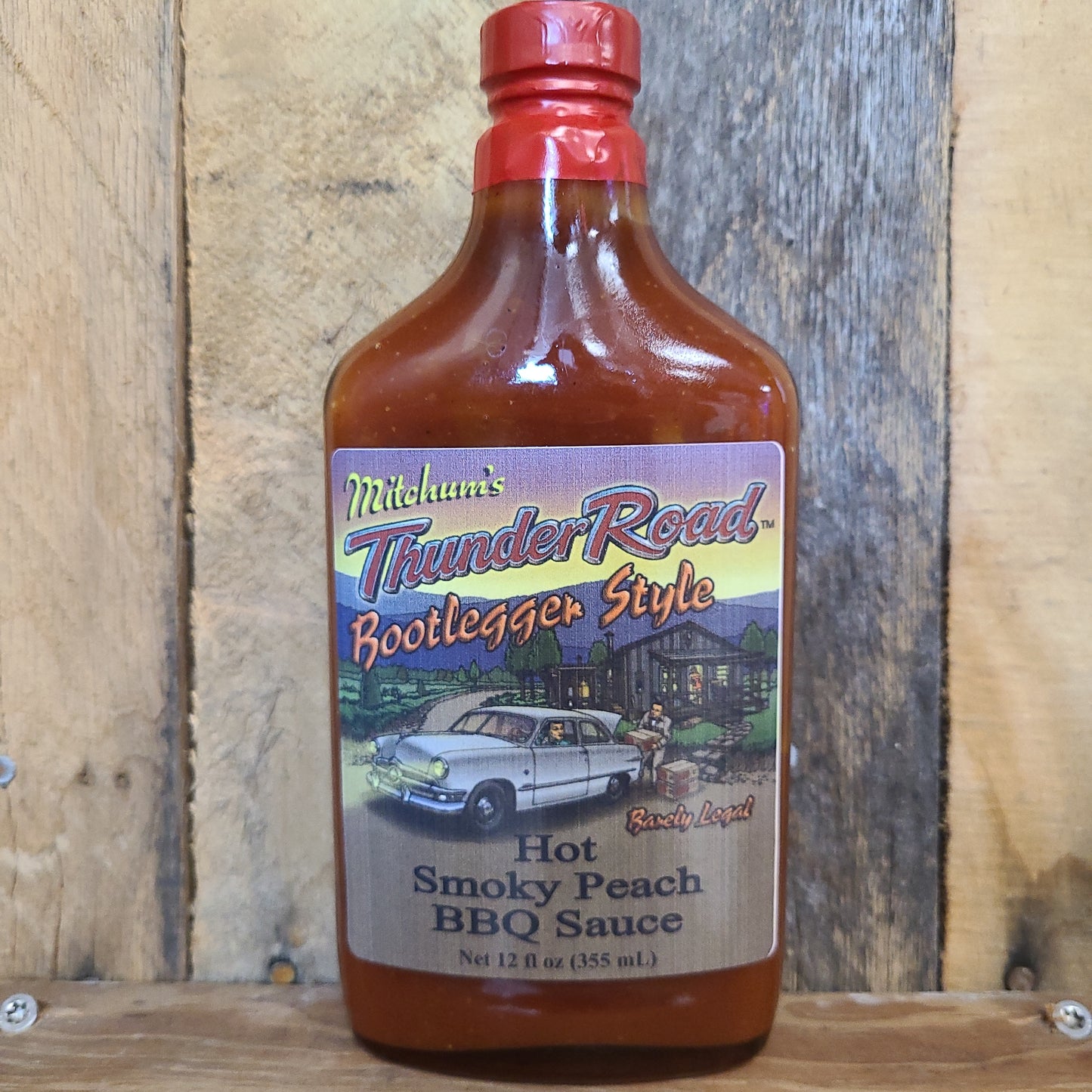 Thunder Road Smoky Peach BBQ Sauce Hot