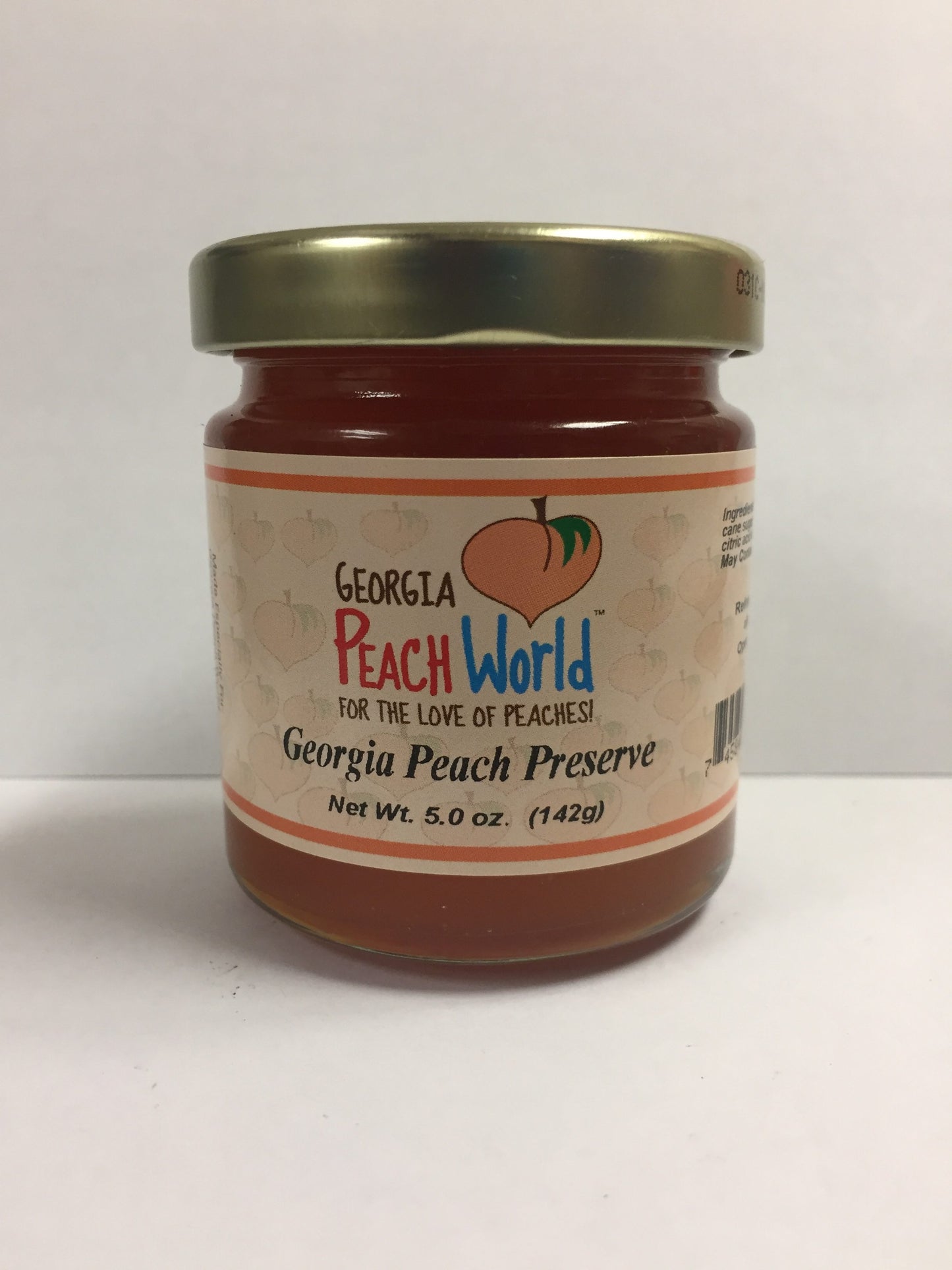 Georgia Peach Preserves 5 oz